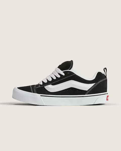 Knu Skool Shoe in Black / White | Vans