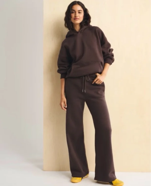 Sunday High Rise Wide Leg Sweatpant