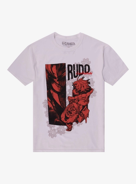 Gachiakuta Rudo Red Panel T-Shirt