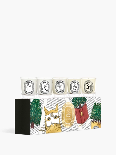 Coffret 5 bougies miniatures en édition de fêtes - Pré-composé