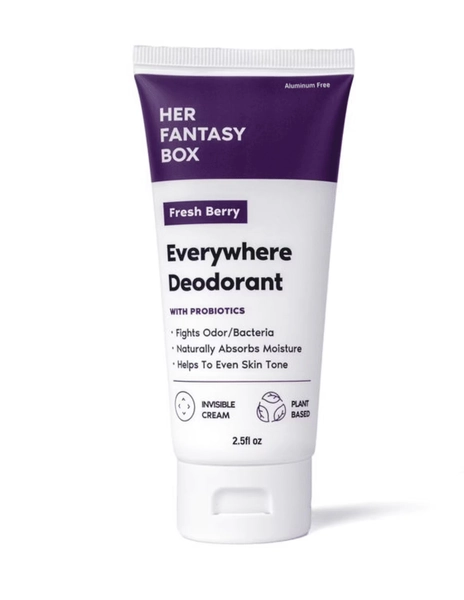 Everywhere Deodorant with Probiotics - Aluminum-Free, Naturally Absorbs Moisture, Fights Odor & Bacteria, Skin-Improving Formula, Berry Scent - Walmart.com