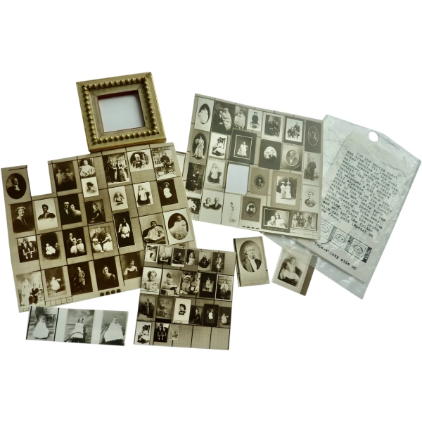 Vintage Artisan Dollhouse Miniature Reproduction Sepia Photos SANTA Children Etc.