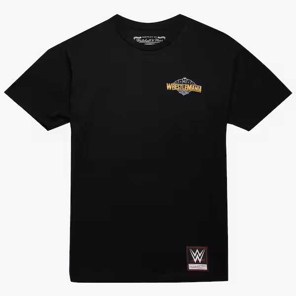 WWE WrestleMania 41 Mitchell & Ness Roll The Dice T-Shirt - Black - Mens