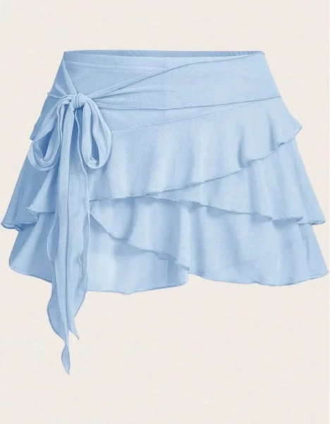 shein skirt blue