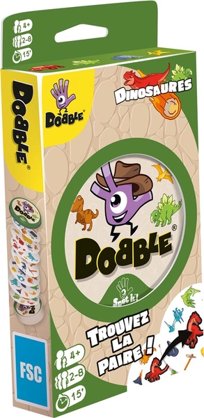 Jeu d’ambiance Asmodee Dobble Dinosaures