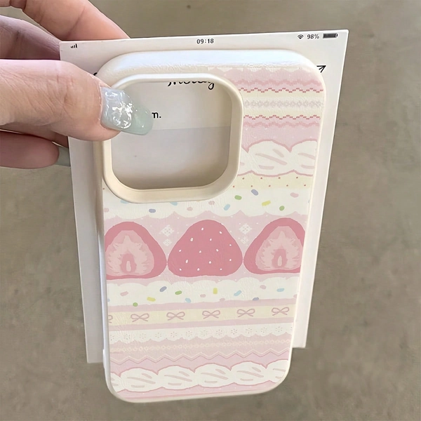 strawberry cake phone case