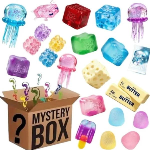 Dr Pepper x NeeDoh Nice Cube Surprise Blind Box Soft Squishy Stress Relief Decompression Fidget Toy