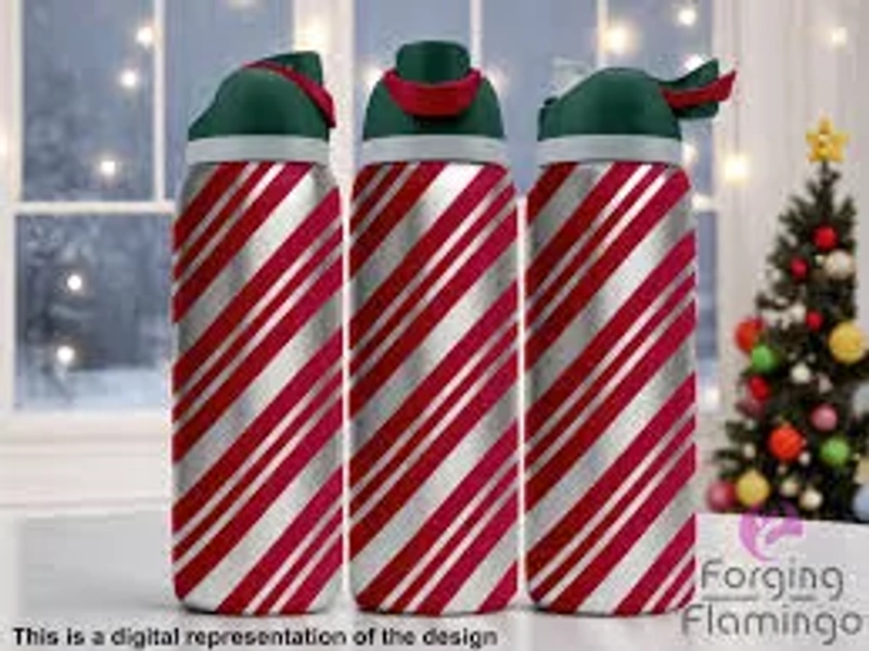 Owala Candy Cane Laser-Engraved Tumbler - 32oz / Lemon Limeade
