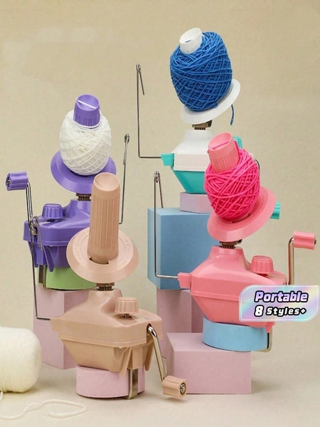 Hand Operated Yarn Winder Fiber Wool Manual Handheld Winder Machine String Ball Portable For DIY Sewing Making Accessories