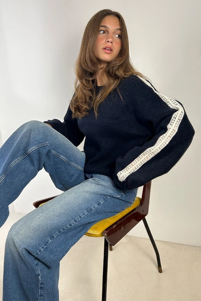 Lace sweater