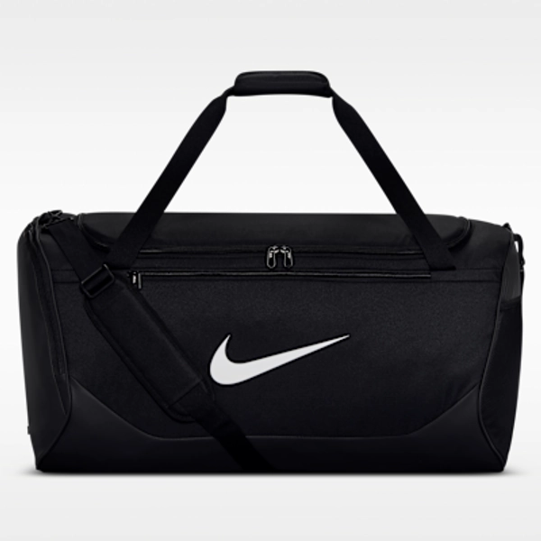 Nike Brasilia Trainingstasche (Groß, 95 l) - Schwarz/Schwarz/Weiß - Size ONE SIZE