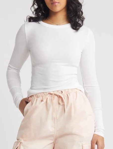 BP. Ribbed Long Sleeve T-Shirt