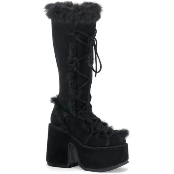 demonia Women Camel 311 Platform Boots