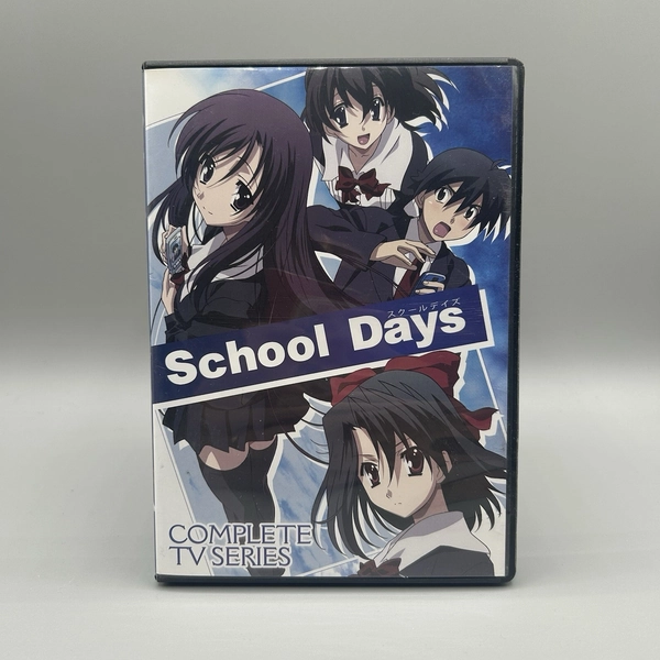 School Days Complete TV Series DVD Discotek Anime Romcom Horror RARE OOP READ