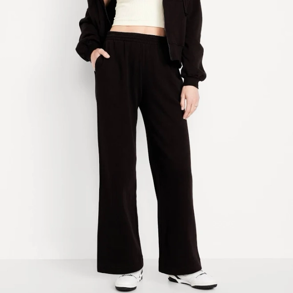 Old Navy Women's High-Waisted Socomfy Wide-Leg Sweatpants