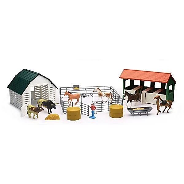 Country Life with Horse and Cow Farm Set