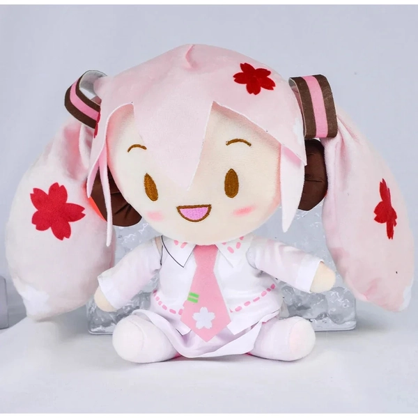 Cartoon 20cm Hatsune Miku Plush Doll Toy Anime sakura Miku snow Miku Character K