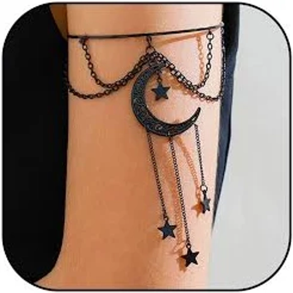 Women's Gothic Upper Arm Cuff Bangle Bracelet