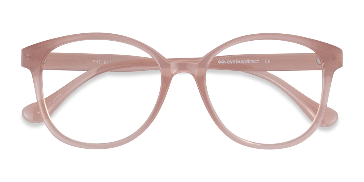 The Beat Square Pink Glasses for Women | Eyebuydirect