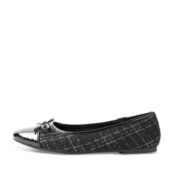 Ballerines NOIR/ARGENT Femme