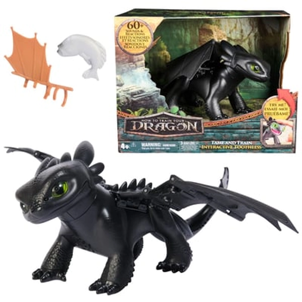 Cool Maker How To Train Your Dragon Tame & Train Interactive Toothless Dragon Toy, Multi