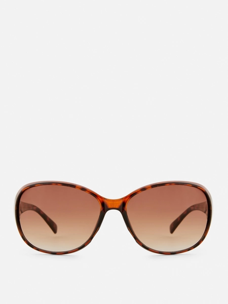 Ombré Lens Oval Sunglasses