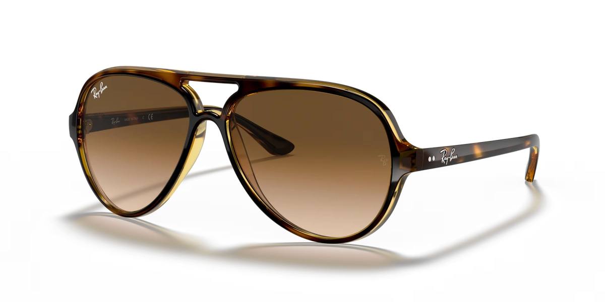 Ray-Ban Sunglasses Man Cats 5000 Classic - Light Havana Frame Brown Lenses 59-13