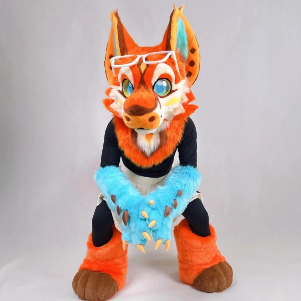 Toony Tiger Dragon Fursuit: Custom Full Body Furry Costume
