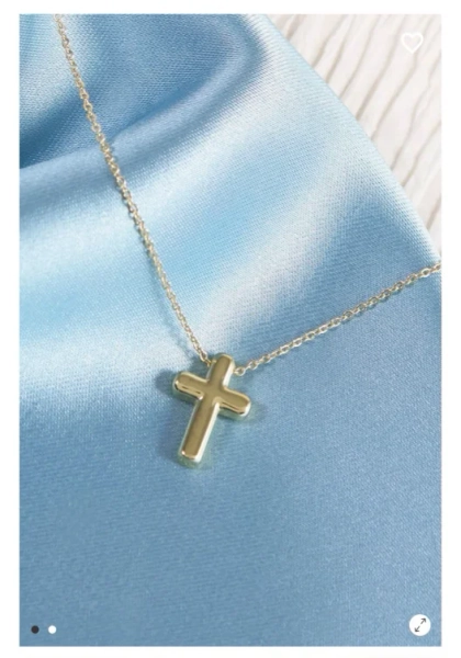 Beaded Cross Necklace