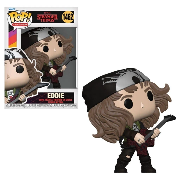 Boneco Funko POP! Stranger Things - Hunter Eddie com Guitarra??