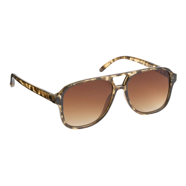 Karen Brown Tortoiseshell Recycled Moto Sunglasses