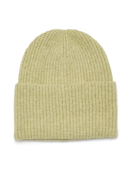 Time and Tru Women's Wide Cuff Beanie Hat, One Size, Lime - Walmart.com