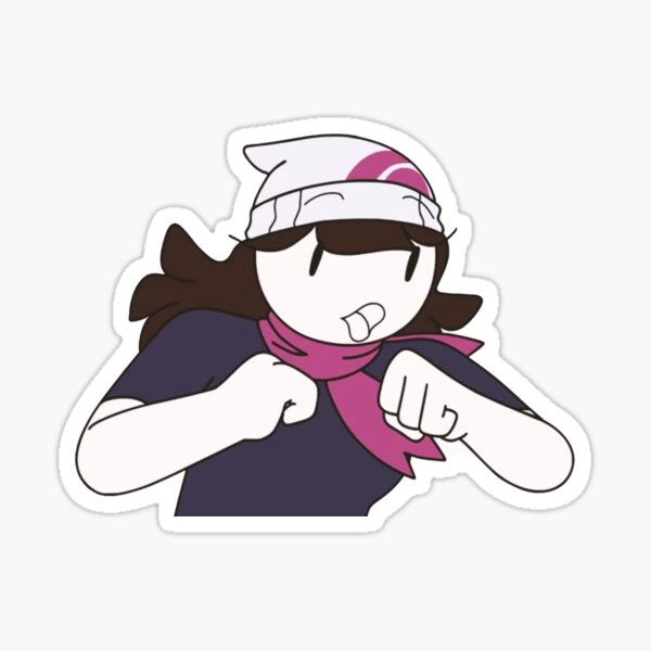 Fight Me,Jaiden animation character Sticker