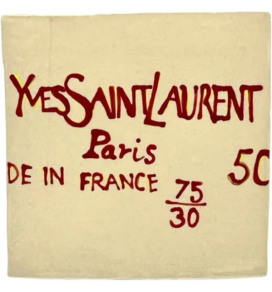 Vintage YSL Coaster by L&Clay Ceramics 10cm x 10cm Handmade Stoneware Clay Underglaze