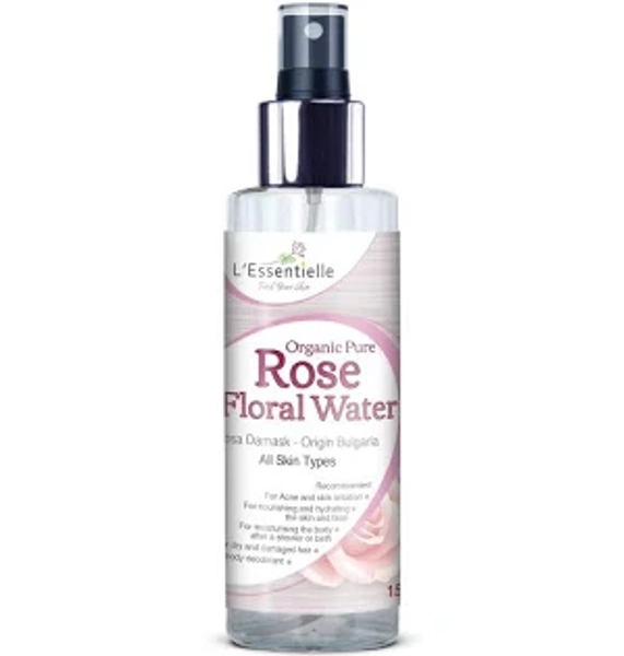 Rose Water 100% Pure & Natural Organic Alcohol Free Vegan
