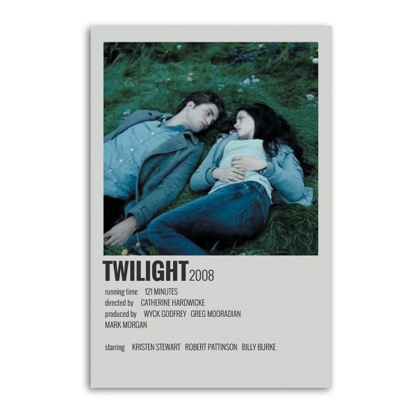 Retro movie Twilight 2008 romantic love, canvas wall decoration