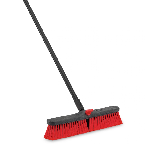 Libman 18-in Poly fiber Multi-surface Push to center Push Broom