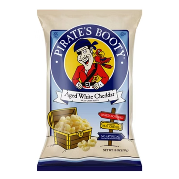 Pirate's Booty Aged White Cheddar Cheese Puffs - 10oz