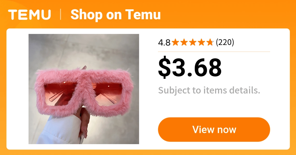 y2k fuzzy fashion glasses mens womens fun oversized gradient - Temu