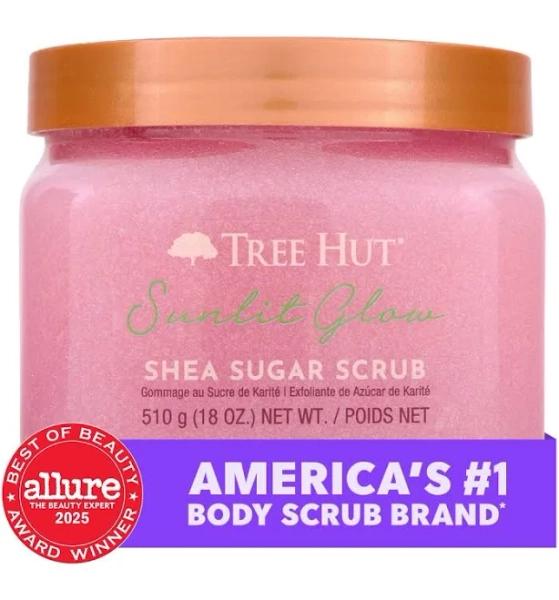 Tree Hut Sunlit Glow Shea Butter Sugar Body Scrub