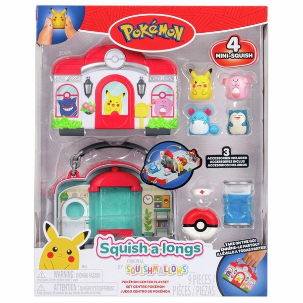 Buy Squish-a-longs Pokémon Centre Playset | Playsets and figures | Argos