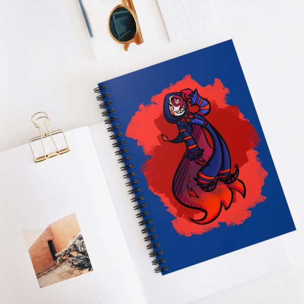Spiral Notebook - Fnaf Bloodmoon, Ruled Line, Journal, Five Nights at Freddy's, Stationery, Note-taking, Writing