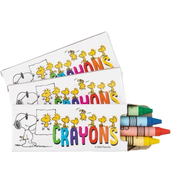 24ct Peanuts Snoopy & Woodstock Crayons