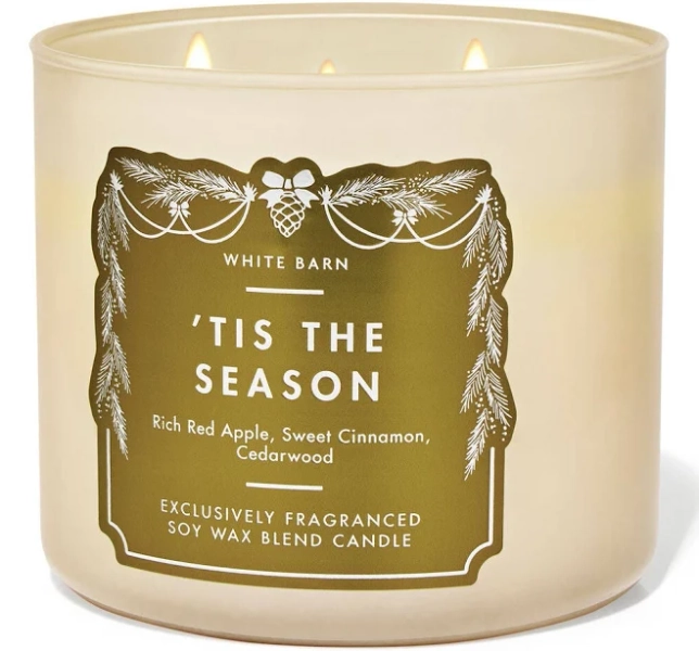 Bath & Body Works 'Tis The Season 3-Wick Candle
