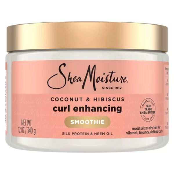 SheaMoisture Coconut and Hibiscus Curl Enhancing Smoothie For Thick Curly Hair - 12oz