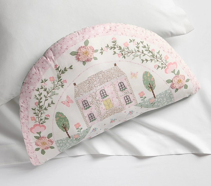 Dollhouse Wedge Pillow