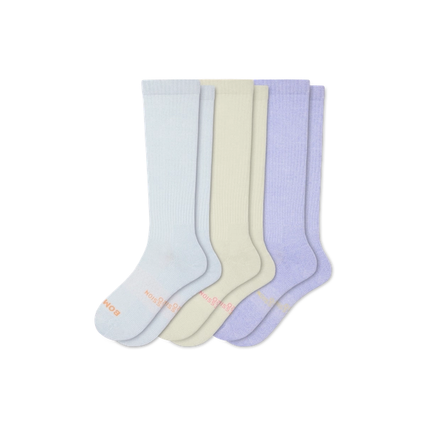 Women's Everyday Compression Knee High Sock 3-Pack (15-20mmHg)   