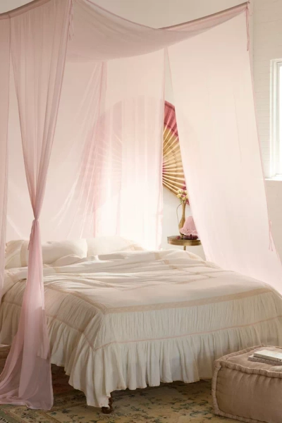 Floating Chiffon Bed Canopy Curtain