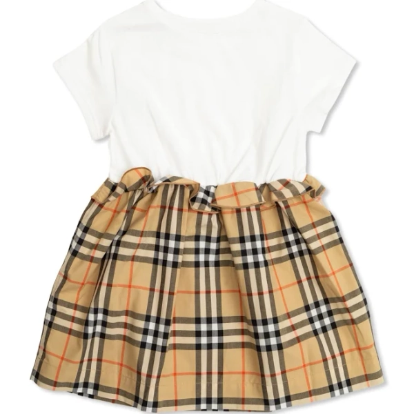 Burberry Unisex Check Pattern Kids Dress