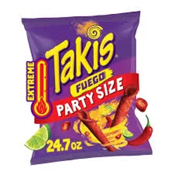 Takis Fuego Hot Chili Pepper & Lime Tortilla Chips
